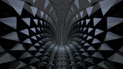 Eleganter Dreieckstunnel-
