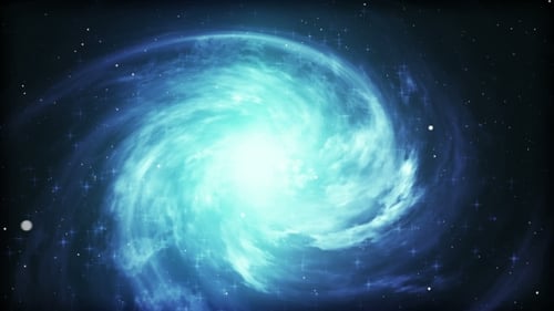Vortex Blue Galaxy