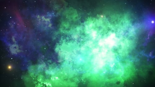 Abstract Cosmic Nebula Space Background Animation