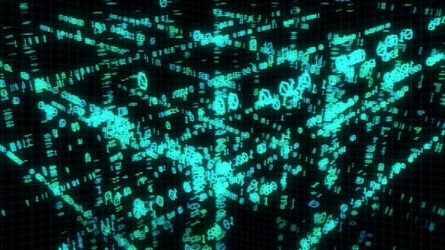 Binary Code in Matrix Cube