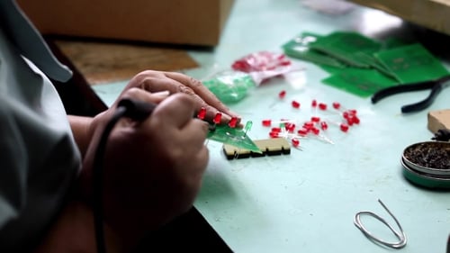 Componentes Eletrônico de solda manual