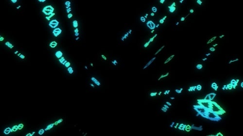 Flying Inside the Virtual Reality with Binary Code