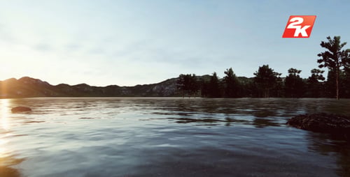 Mountain and Lake