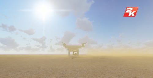 Drone Rise from the ground