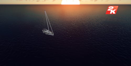 Sailboat on Ocean