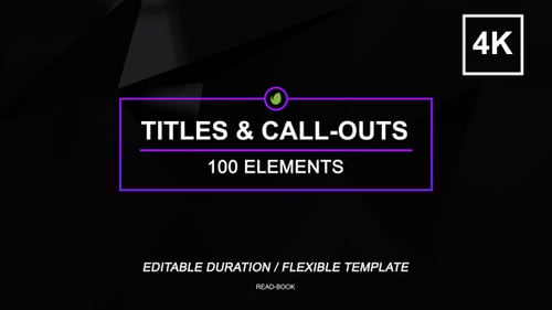 Modern Clean Animated Titles Pack