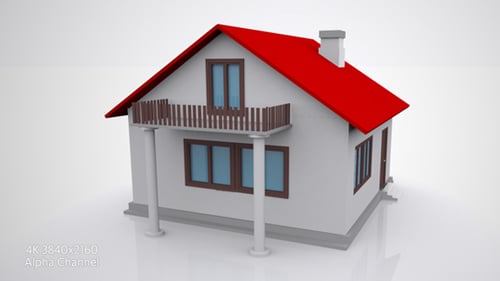 Casa de construcción 3D - Puerta abierta V2