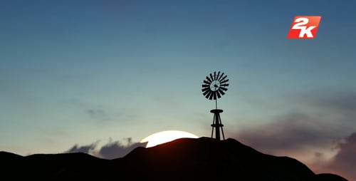 Windmill on Mountain