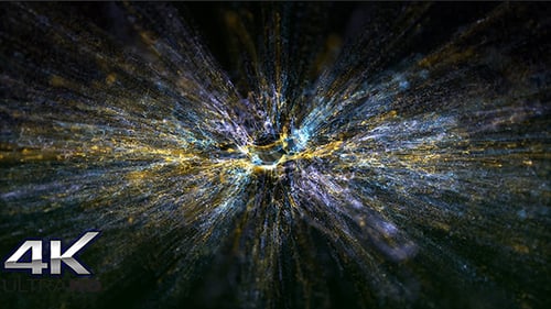 Fantastic Multicolor Particles Background