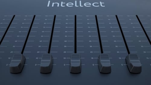 Sliding Fader with Intellect Inscription