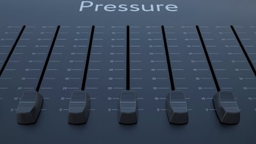 Sliding Fader with Pressure Inscription