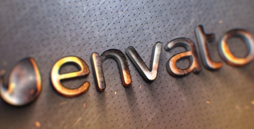 Grunge Fire Logo Reveal