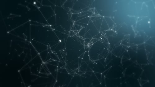 Futuristic Digital Network Plexus Animated Background