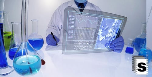 Tablette High Tech dans le laboratoire