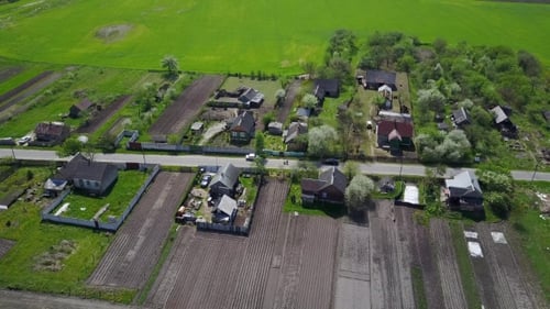 Flight Over the Old Village