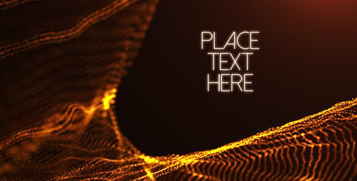 Gelbe Partikel Hintergrund