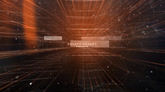 Futuristic Digital Intro with Glowing Lines and Data Elements, Openers ...