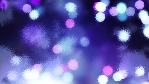 Abstract Shimmering Bokeh Lights Background