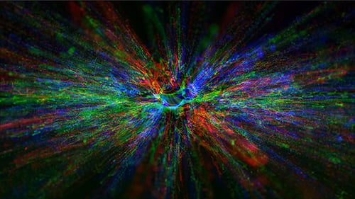 Fantastic Movement Particles Background
