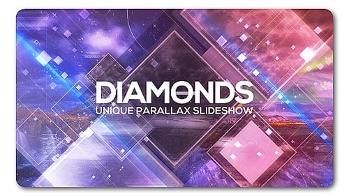Diamonds Unique Parallax Slideshow