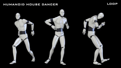Humanoider House-Musik-Tanz