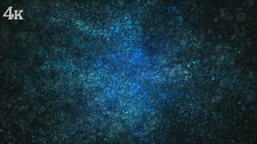 Blue Particles Magical Dust Background Loop