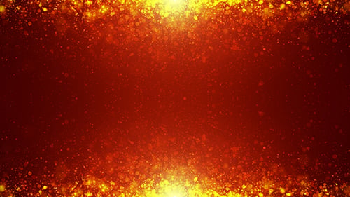 Beautiful Red Gold Particles Background