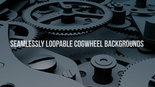 Machine Gear Wheel Loop Backgrounds V2