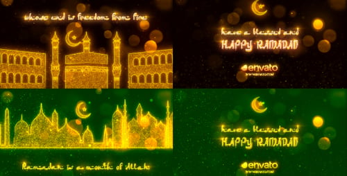 Golden Particle Islamic Celebration Title Opener