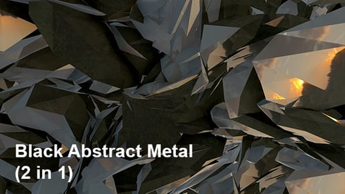 Dynamic Abstract Geometric Polygons Morphing Background