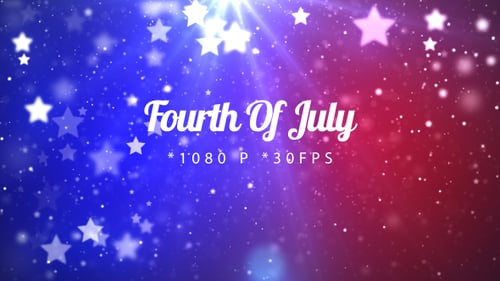 Animated Patriotic Stars Background for Celebrations and Events