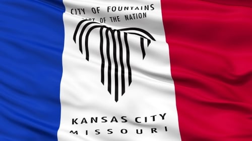 Waving Flag of Kansas City, Missouri