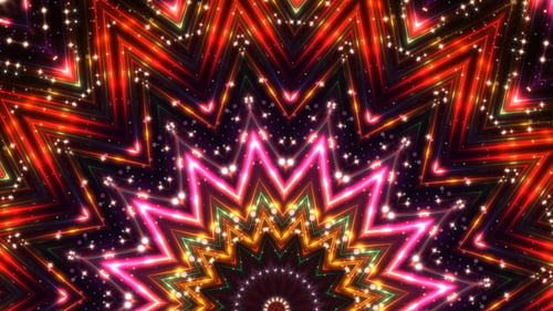Abstrakte Linien Glitzer Kaleido