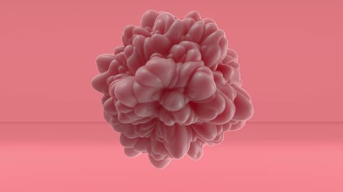 Abstract sphere with bulging