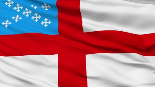Episcopal Religious Waving Flag