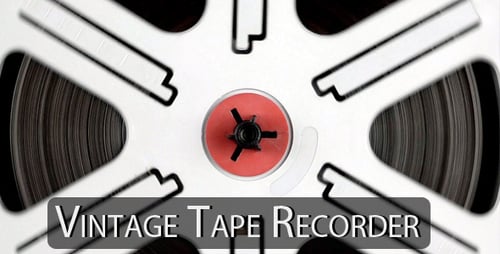 Spinning Audio Reel Close Up