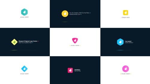 Modern Minimal Geometric Logo Reveal