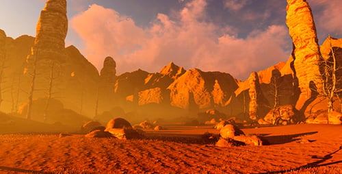 Traffic On The Futuristic Landscape