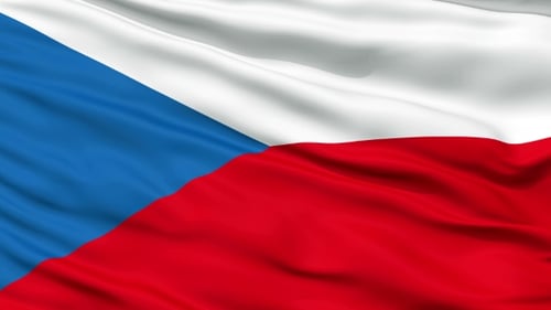Waving Flag of the Czech Republic