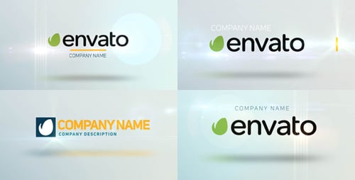 Modern Light Streak Logo Reveal