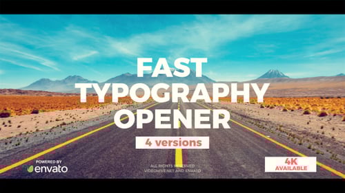 Fast Typograhy Opener