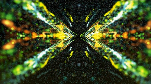 Colorful Abstract Particle Light Stream Motion Background