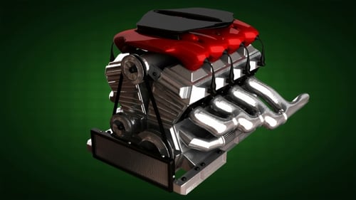 Drehbarer Automotor