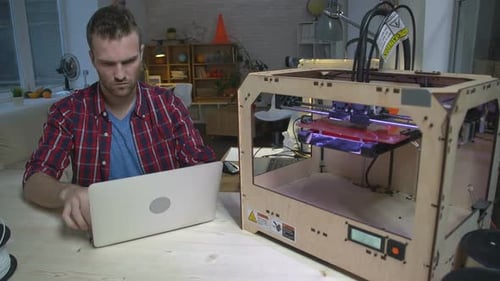 Modern Designer Creating 3d Objects