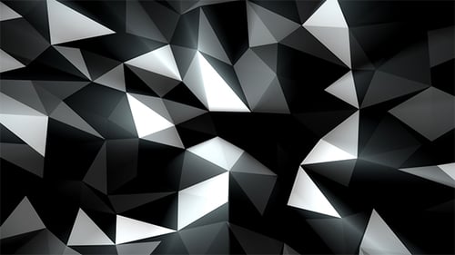 Abstract Polygonal Background with Dynamic Light Reflections