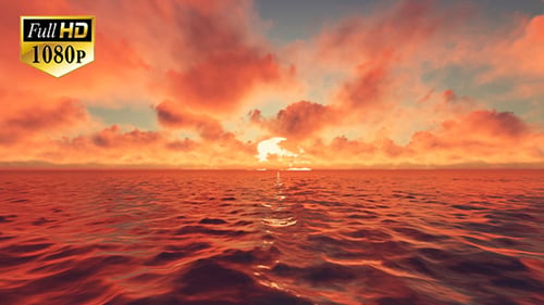 Cloudy Sky Over The Ocean 2