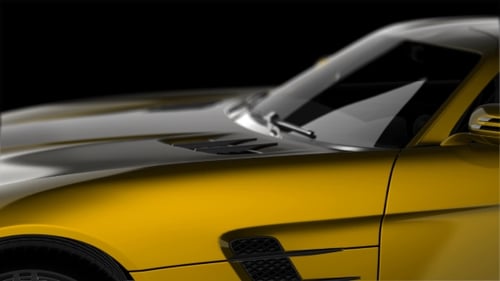 Luxury Sports Car 3D Model Assembly Reveal
