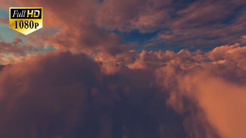 Flug durch Wolken 4