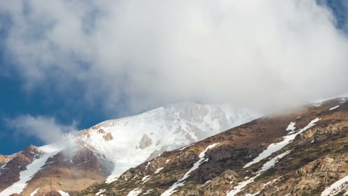 White Snow Rocky Mountains
