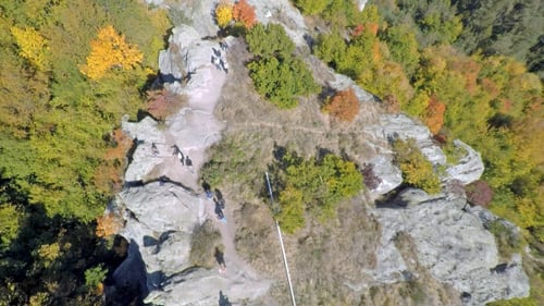 Vue aérienne du plateau de Belintash en Bulgarie 5